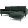 Citysofa 4 vietų dešinioji kampinė sofa Brera - Žalia