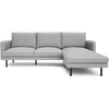 Citysofa 4 vietų dešinioji kampinė sofa Brera - Pilka