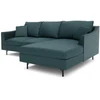 Citysofa 4 vietų dešinioji kampinė sofa Alfama - Gili mėlyna