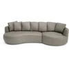 Citysofa 4 vietų dešinioji kampinė sofa Belleville - Taupe