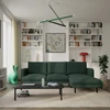 Citysofa 4 vietų dešinioji kampinė sofa Brera - Žalia