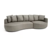 Citysofa 4 vietų dešinioji kampinė sofa Belleville - Taupe