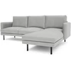 Citysofa 4 vietų dešinioji kampinė sofa Brera - Pilka