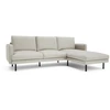 Citysofa 4 vietų dešinioji kampinė sofa Brera - Kreminė smėlio