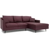Citysofa 4 vietų dešinioji kampinė sofa Alfama - Bordo
