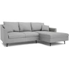 Citysofa 4 vietų dešinioji kampinė sofa Alfama - Pilka