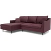 Citysofa 4 vietų kairioji kampinė sofa Alfama - Bordo