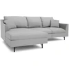 Citysofa 4 vietų kairioji kampinė sofa Alfama - Pilka