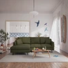 Citysofa 4 vietų kairioji kampinė sofa Alfama - Žalia