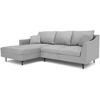 Citysofa 4 vietų kairioji kampinė sofa Alfama - Pilka