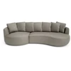 Citysofa 4 vietų kairioji kampinė sofa Belleville - Taupe