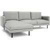 Citysofa 4 vietų kairioji kampinė sofa Brera - Pilka
