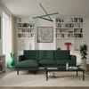 Citysofa 4 vietų kairioji kampinė sofa Brera - Žalia