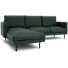Citysofa 4 vietų kairioji kampinė sofa Brera - Žalia