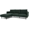 Citysofa 4 vietų kairioji kampinė sofa Brera - Žalia