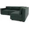 Citysofa 4 vietų kampinė modulinė sofa GRACIA - Žalia