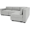 Citysofa 4 vietų kampinė modulinė sofa GRACIA - Pilka