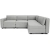 Citysofa 4 vietų kampinė modulinė sofa GRACIA - Pilka