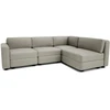 Citysofa 4 vietų kampinė modulinė sofa GRACIA - Smėlio pilka