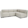 Citysofa 4 vietų kampinė modulinė sofa GRACIA - Kreminė smėlio