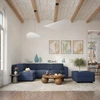 Citysofa 4 vietų kampinė modulinė sofa GRACIA - Tamsiai mėlyna