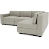 Citysofa 4 vietų kampinė modulinė sofa GRACIA - Smėlio pilka