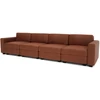 Citysofa 4 vietų modulinė sofa GRACIA - Terakota