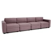 Citysofa 4 vietų modulinė sofa GRACIA - Dulsvai rožinė