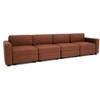 Citysofa 4 vietų modulinė sofa GRACIA - Terakota