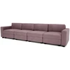 Citysofa 4 vietų modulinė sofa GRACIA - Dulsvai rožinė