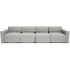 Citysofa 4 vietų modulinė sofa GRACIA - Pilka