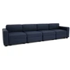 Citysofa 4 vietų modulinė sofa GRACIA - Tamsiai mėlyna