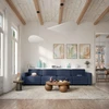 Citysofa 4 vietų modulinė sofa GRACIA - Tamsiai mėlyna