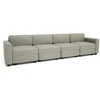 Citysofa 4 vietų modulinė sofa GRACIA - Smėlio pilka
