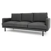 Citysofa 4 vietų sofa Brera - Tamsiai pilka
