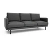 Citysofa 4 vietų sofa Brera - Tamsiai pilka