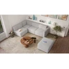 Citysofa Didelis vienetinis modulis GRACIA - Pilka