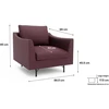 Citysofa Fotelis Alfama - Bordo