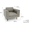 Citysofa Fotelis Chelsea - Taupe