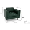 Citysofa Fotelis Chelsea - Žalia