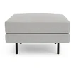 Citysofa Pufas CHELSEA - Sidabro