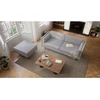 Citysofa Pufas CHELSEA - Sidabro