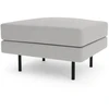 Citysofa Pufas CHELSEA - Sidabro