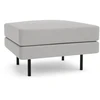 Citysofa Pufas CHELSEA - Sidabro