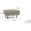 Citysofa Pufas CHELSEA - Taupe