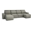 Citysofa U formos kampinė sofa-lova Jordaan - Pelenų