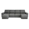 Citysofa U formos kampinė sofa-lova Jordaan - Pilka