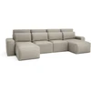Citysofa U formos kampinė sofa-lova Jordaan - Kreminė