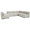 Citysofa U formos modulinė sofa GRACIA 160x340x230 cm - Kreminė smėlio