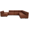 Citysofa U formos modulinė sofa GRACIA 160x340x230 cm - Terakota